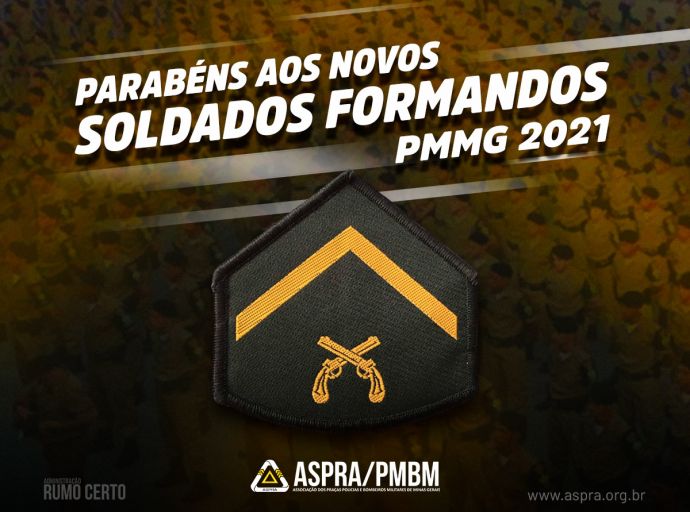 PMMG forma 862 soldados para reforçar a segurança pública em Minas