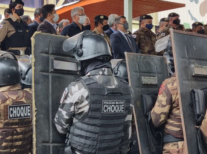 Inauguração da nova sede do Batalhão de Polícia de Choque