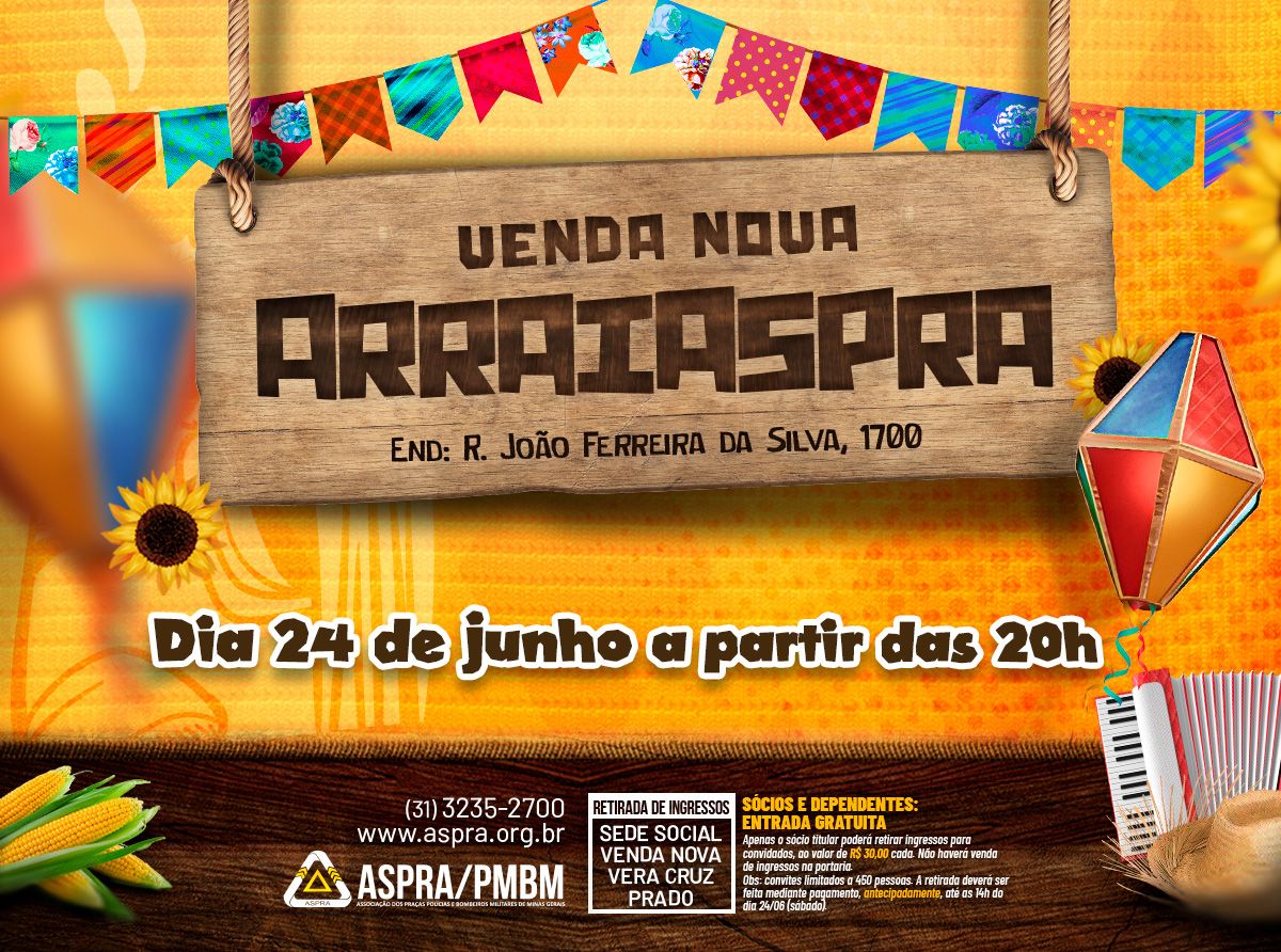 ArraiAspra 2023: garanta já o seu ingresso!