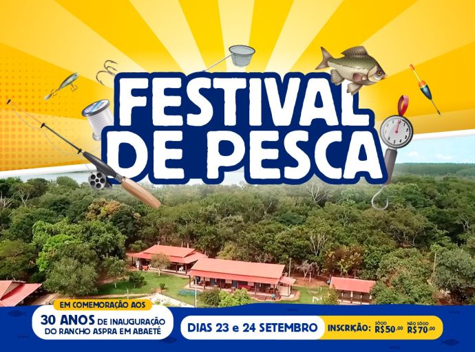 ASPRA promove Festival de Pesca em comemoração aos 30 anos do rancho de Abaeté