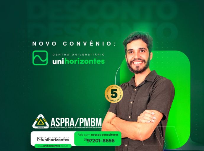 Associado ASPRA/PMBM tem desconto na Unihorizontes