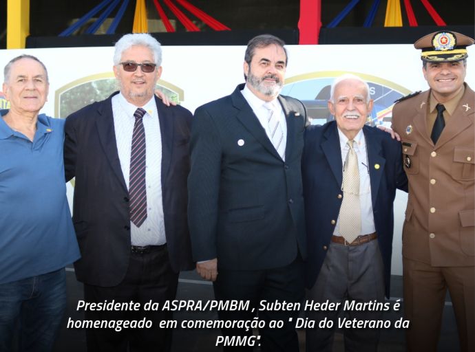 ASPRA/PMBM é homenageada na solenidade do "Dia do Militar Veterano" 