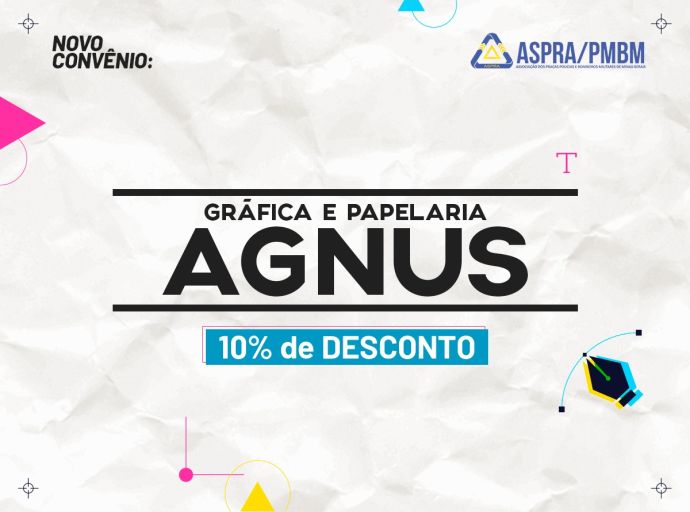 Novo convênio: 10% de desconto para associados ASPRA na Gráfica Agnus