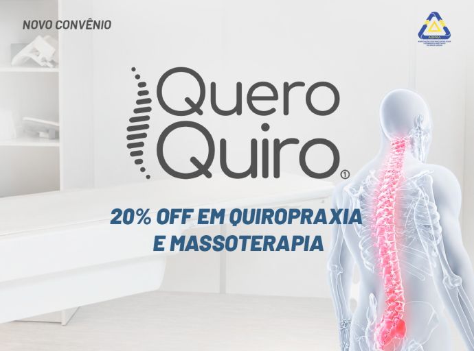 QueroQuiro BH: 20% de desconto em sessões de quiropraxia para sócios ASPRA